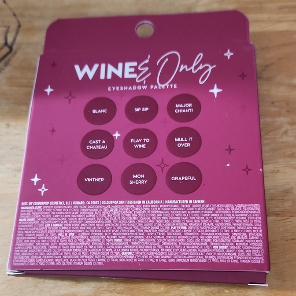 ColourPop Wine & Only Palette with Rich Burgundy Tones - Picture 2 of 4